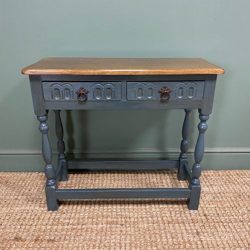 vintage painted side table - CATEGORY: ANTIQUE TABLES - DATED EDWARDIAN
