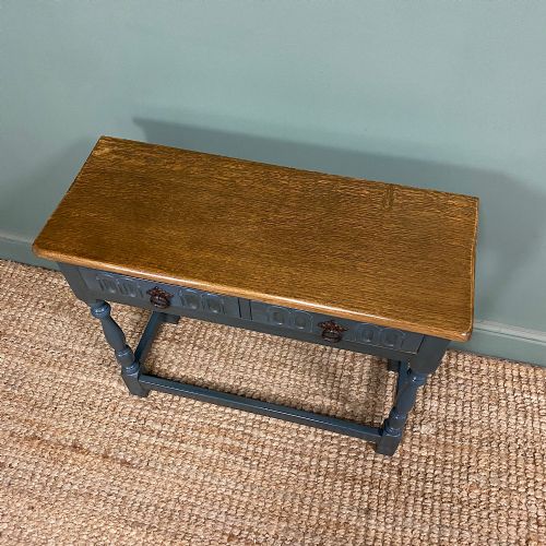 VINTAGE PAINTED SIDE TABLE - ADDITIONAL PHOTO 2