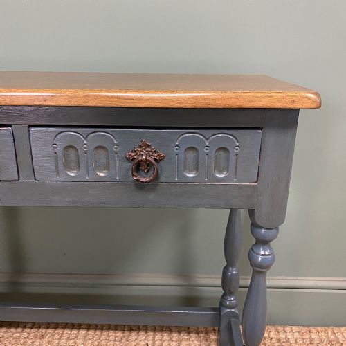 VINTAGE PAINTED SIDE TABLE - ADDITIONAL PHOTO 5
