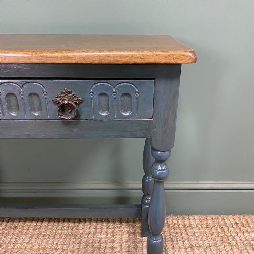 VINTAGE PAINTED SIDE TABLE - ADDITIONAL PHOTO 6