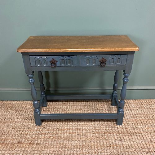 VINTAGE PAINTED SIDE TABLE - ADDITIONAL PHOTO 7