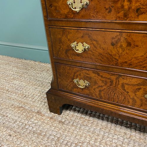 QUALITY WALNUT SMALL ANTIQUE CHEST OF DRAWERS - ADDITIONAL PHOTO 6
