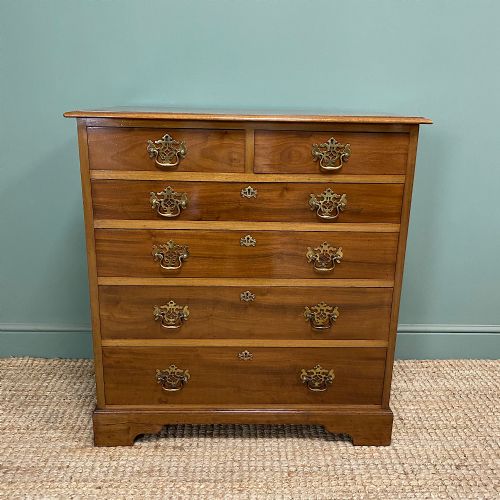 quality antique edwardian mahogany chest of drawers - CATEGORY: ANTIQUE CHEST OF DRAWERS - DATED EDWARDIAN