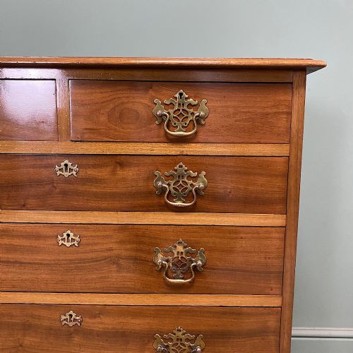 QUALITY ANTIQUE EDWARDIAN MAHOGANY CHEST OF DRAWERS - ADDITIONAL PHOTO 5