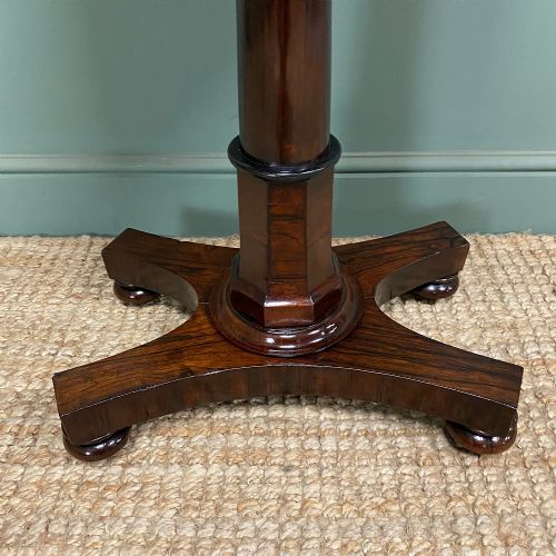 ELEGANT ANTIQUE REGENCY ROSEWOOD GAMES TABLE - ADDITIONAL PHOTO 6