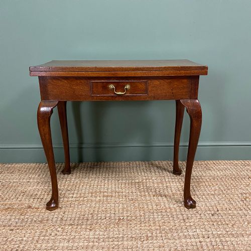 country house antique georgian side table tea table - CATEGORY: ANTIQUE TABLES - DATED GEORGIAN