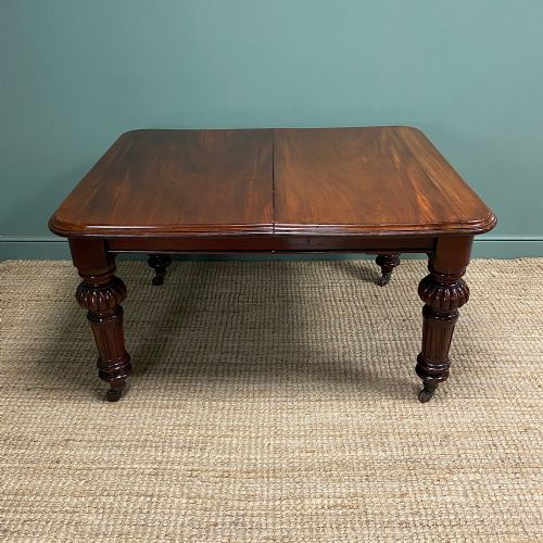 country mahogany extending antique windout dining table - CATEGORY: ANTIQUE TABLES - DATED VICTORIAN