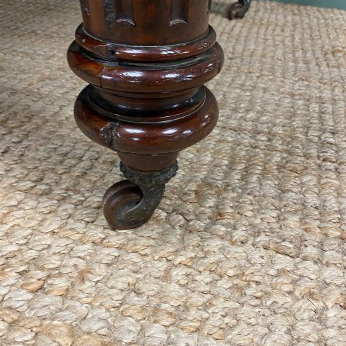 COUNTRY MAHOGANY EXTENDING ANTIQUE WINDOUT DINING TABLE - ADDITIONAL PHOTO 2