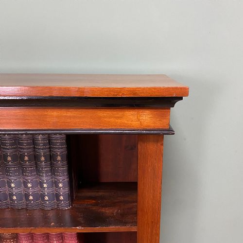 VICTORIAN ANTIQUE OPEN FRONTED BOOKCASE - ADDITIONAL PHOTO 3