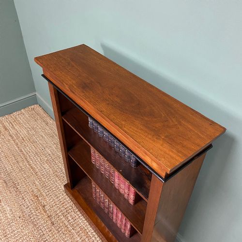 VICTORIAN ANTIQUE OPEN FRONTED BOOKCASE - ADDITIONAL PHOTO 4