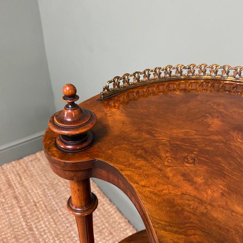 SUPERB QUALITY ANTIQUE VICTORIAN WALNUT WHAT NOT - ADDITIONAL PHOTO 6