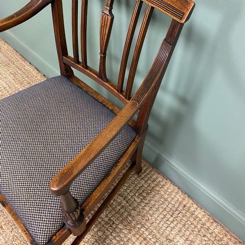 SET OF 8 ANTIQUE GEORGIAN MAHOGANY DINING CHAIRS - ADDITIONAL PHOTO 2