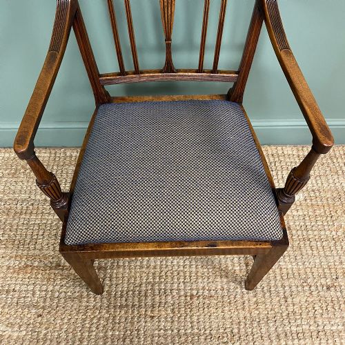 SET OF 8 ANTIQUE GEORGIAN MAHOGANY DINING CHAIRS - ADDITIONAL PHOTO 8