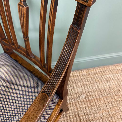 SET OF 8 ANTIQUE GEORGIAN MAHOGANY DINING CHAIRS - ADDITIONAL PHOTO 9