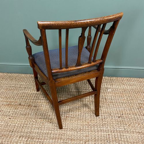 SET OF 8 ANTIQUE GEORGIAN MAHOGANY DINING CHAIRS - ADDITIONAL PHOTO 10