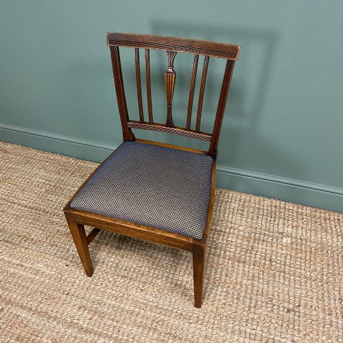 SET OF 8 ANTIQUE GEORGIAN MAHOGANY DINING CHAIRS - ADDITIONAL PHOTO 11