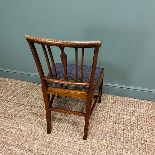 SET OF 8 ANTIQUE GEORGIAN MAHOGANY DINING CHAIRS - ADDITIONAL PHOTO 12