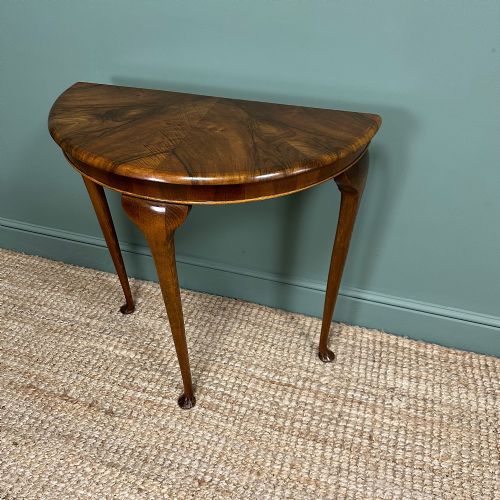 STUNNING SMALL DEMI LUNE SIDE TABLE - ADDITIONAL PHOTO 2