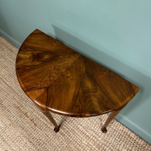STUNNING SMALL DEMI LUNE SIDE TABLE - ADDITIONAL PHOTO 4