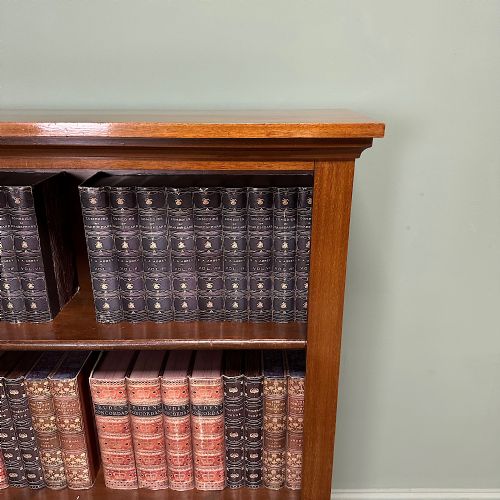 ANTIQUE VICTORIAN OPEN BOOKCASE - ADDITIONAL PHOTO 2