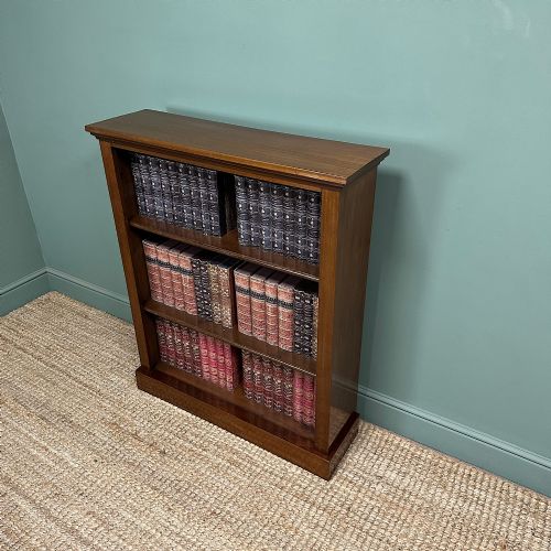 ANTIQUE VICTORIAN OPEN BOOKCASE - ADDITIONAL PHOTO 3
