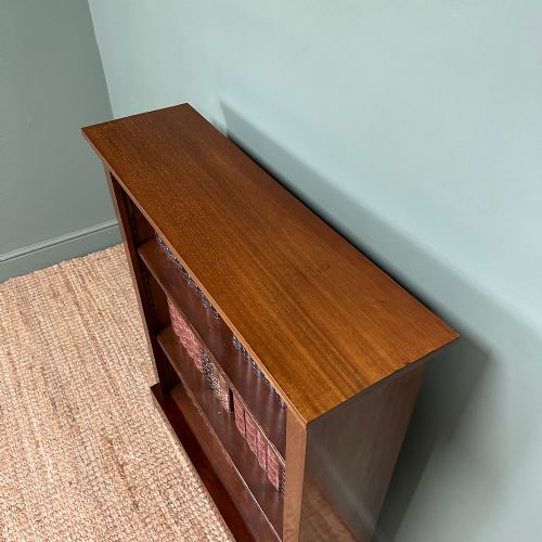 ANTIQUE VICTORIAN OPEN BOOKCASE - ADDITIONAL PHOTO 4