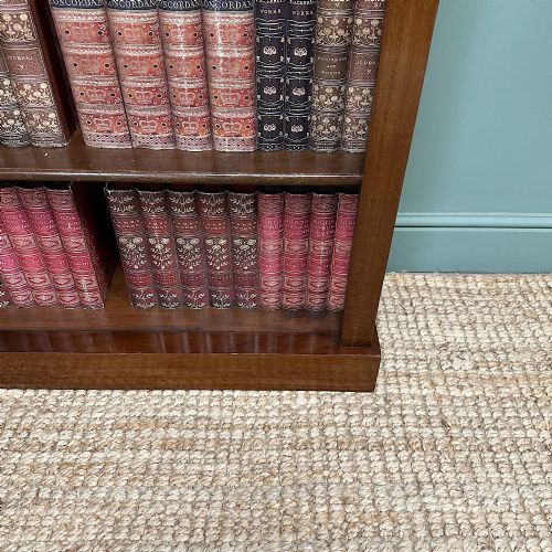 ANTIQUE VICTORIAN OPEN BOOKCASE - ADDITIONAL PHOTO 5