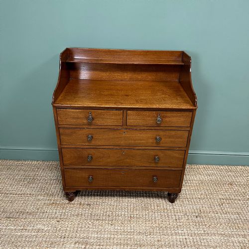 STUNNING ANTIQUE REGENCY CHEST OF DRAWERS WASHSTAND - ADDITIONAL PHOTO 2