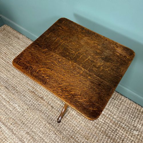 COUNTRY HOUSE ANTIQUE GEORGIAN OAK TRIPOD TABLE - ADDITIONAL PHOTO 5
