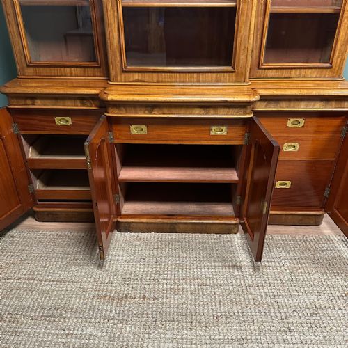 SPECTACULAR VICTORIAN ANTIQUE LIBRARY BOOKCASE - ADDITIONAL PHOTO 8