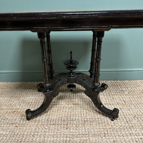 SPECTACULAR AMBOYNA ANTIQUE CARD TABLE - ADDITIONAL PHOTO 2