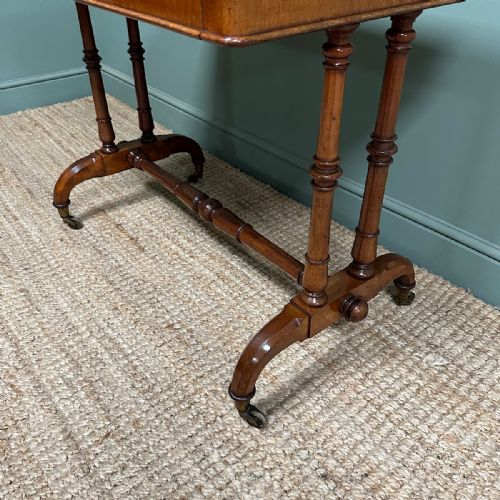 SUPERB QUALITY ANTIQUE WRITING TABLE BY JOHNSTONE JEANES - ADDITIONAL PHOTO 2