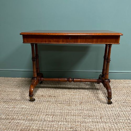 SUPERB QUALITY ANTIQUE WRITING TABLE BY JOHNSTONE JEANES - ADDITIONAL PHOTO 8
