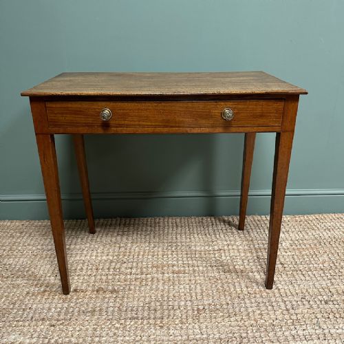 country house antique regency mahogany side table - CATEGORY: ANTIQUE TABLES - DATED REGENCY