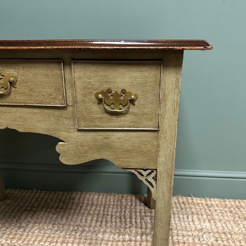 COUNTRY HOUSE ANTIQUE PAINTED GEORGIAN LOW BOY SIDE TABLE - ADDITIONAL PHOTO 5