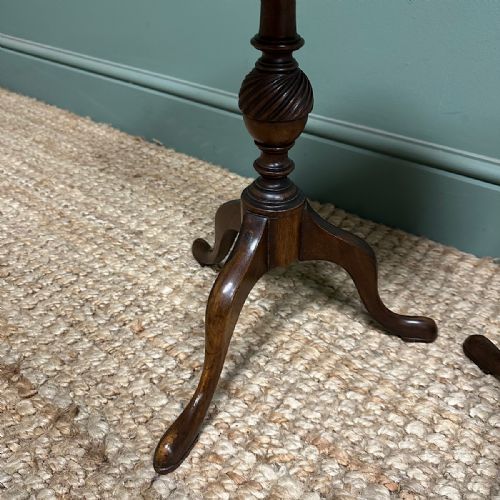 QUALITY ANTIQUE EDWARDIAN MAHOGANY PAIR OF OCCASIONAL TABLES - ADDITIONAL PHOTO 4