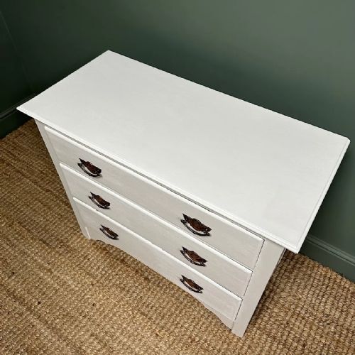 ANTIQUE PAINTED CHEST OF DRAWERS - ADDITIONAL PHOTO 3