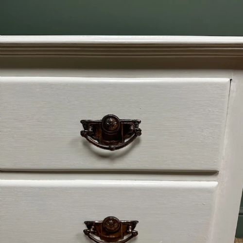 ANTIQUE PAINTED CHEST OF DRAWERS - ADDITIONAL PHOTO 4