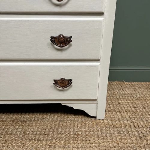 ANTIQUE PAINTED CHEST OF DRAWERS - ADDITIONAL PHOTO 5