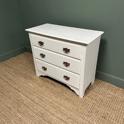 ANTIQUE PAINTED CHEST OF DRAWERS - ADDITIONAL PHOTO 6