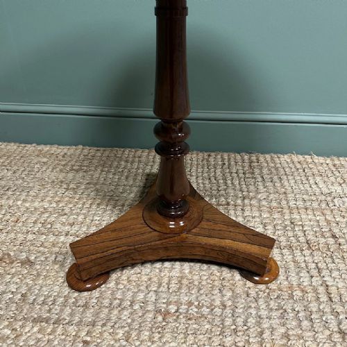 HIGH QUALITY VICTORIAN ROSEWOOD ANTIQUE OCCASIONAL TABLE - ADDITIONAL PHOTO 6