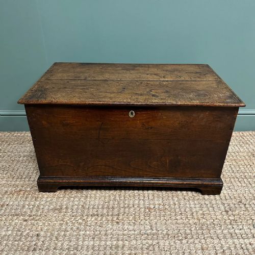 stunning18th century small period elm antique coffer - CATEGORY: ANTIQUE CHESTS - DATED 18TH CENTURY