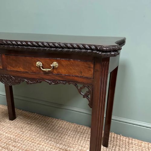 STUNNING ANTIQUE CHIPPENDALE SIDE TABLE TEA TABLE - ADDITIONAL PHOTO 3