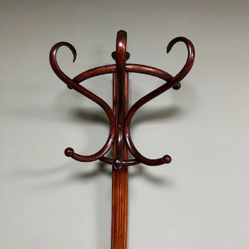 SUPERB EDWARDIAN ANTIQUE BENTWOOD COAT STAND - ADDITIONAL PHOTO 2