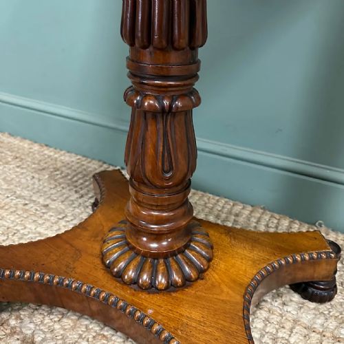 ELEGANT ANTIQUE REGENCY ROSEWOOD GAMES TABLE - ADDITIONAL PHOTO 5