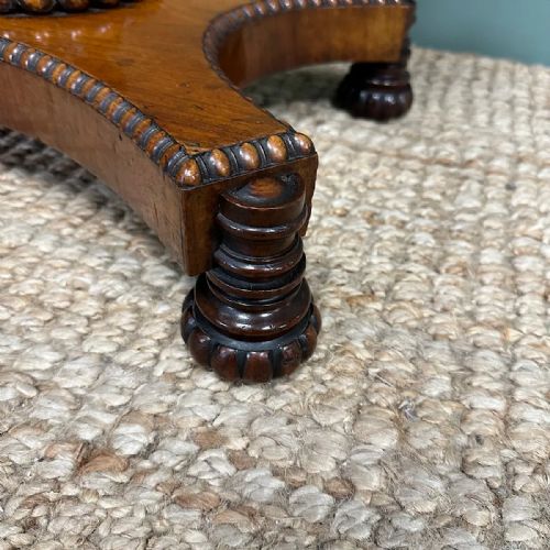ELEGANT ANTIQUE REGENCY ROSEWOOD GAMES TABLE - ADDITIONAL PHOTO 6