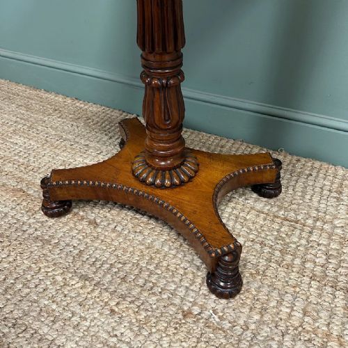 ELEGANT ANTIQUE REGENCY ROSEWOOD GAMES TABLE - ADDITIONAL PHOTO 7