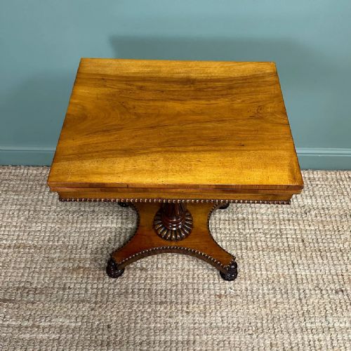 ELEGANT ANTIQUE REGENCY ROSEWOOD GAMES TABLE - ADDITIONAL PHOTO 8