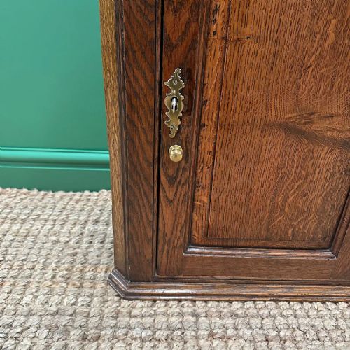 GEORGIAN OAK ANTIQUE CORNER CUPBOARD - ADDITIONAL PHOTO 5