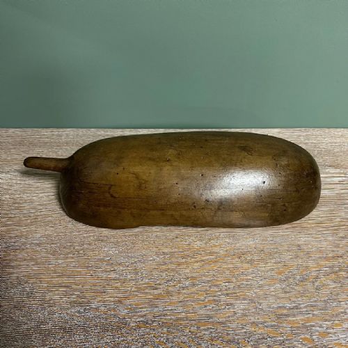 DECORATIVE ANTIQUE TREEN BOWL - ADDITIONAL PHOTO 2